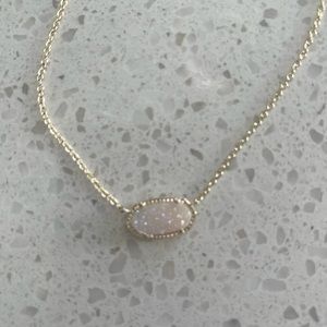 White Drusy Kendra Scott Necklace #2